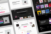 NFT Distro NFT Website UI Design KIT, an UI Kit Template by Lumina_ui_ux202 (Thumbnail 2 of 7)