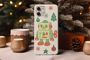 Retro Christmas Toy Robots Graphics, an Object Graphic by Blynn Pippen (Thumbnail 7 of 26)