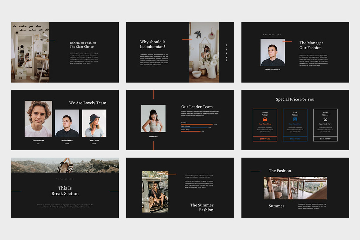 Anula : Summer Fashion Google Slides, a Presentation Template by Punkl Camp (Photo 7 of 9)