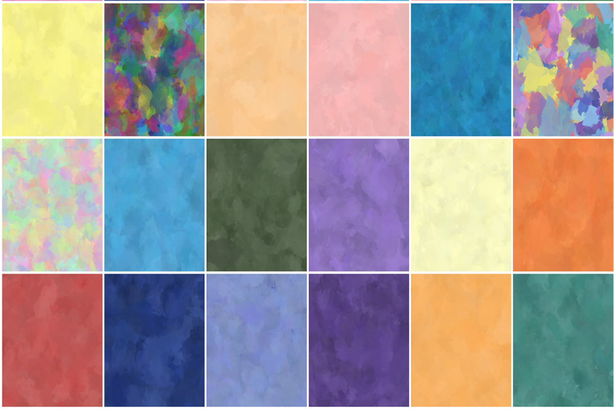 36 Colourful Watercolour Backgrounds, a Texture Graphic by Love Pretty Mockups (Photo 5 of 5)