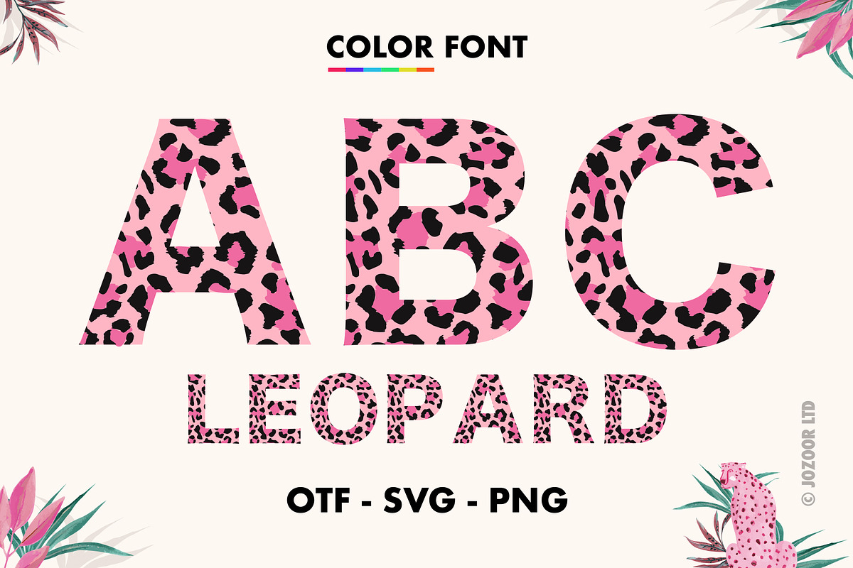 Leopard Font, a Font by Jozoor (Photo 1 of 4)