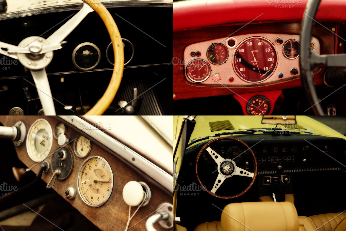 8 Retro Cars Elements, a Transportation Photo by Nazar Hrabovyi (Photo 2 of 3)
