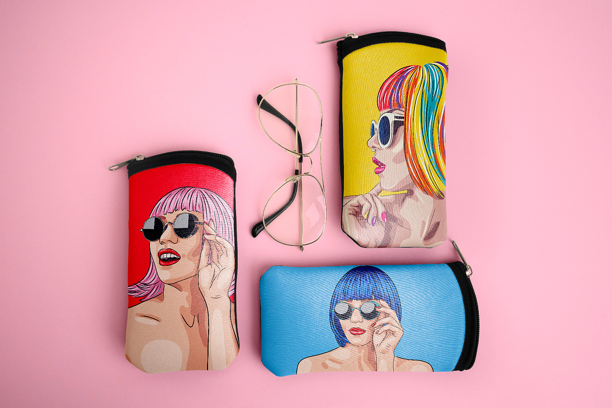 Vector Fashion Girl Portraits, a Person Illustration by Iryna Denysova (Photo 10 of 11)