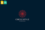Circle Style Logo, a Branding & Logo Template by Schneider Design Store (Thumbnail 1 of 2)