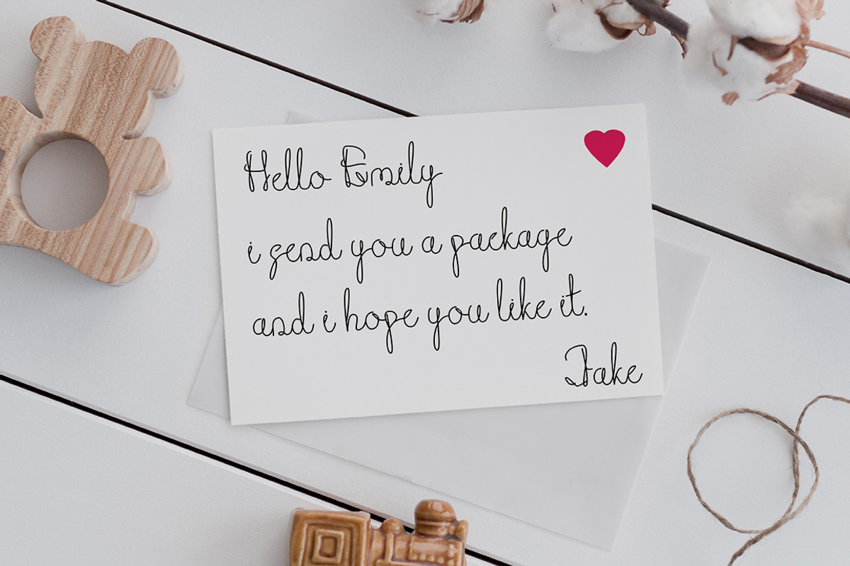 Beauty baey - Monoline Script Font, a Script Font by Akcsel Tara (Photo 5 of 10)