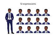 Business African American man kit, a Person Illustration by Volha Hlinskaya (Thumbnail 3 of 6)