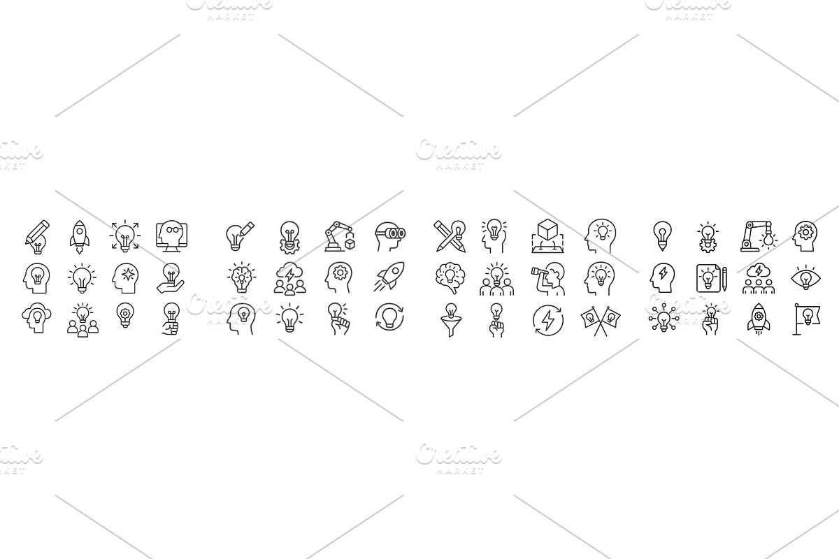 Inspiration and creativity symbols, a Technology Illustration by ZinetroN