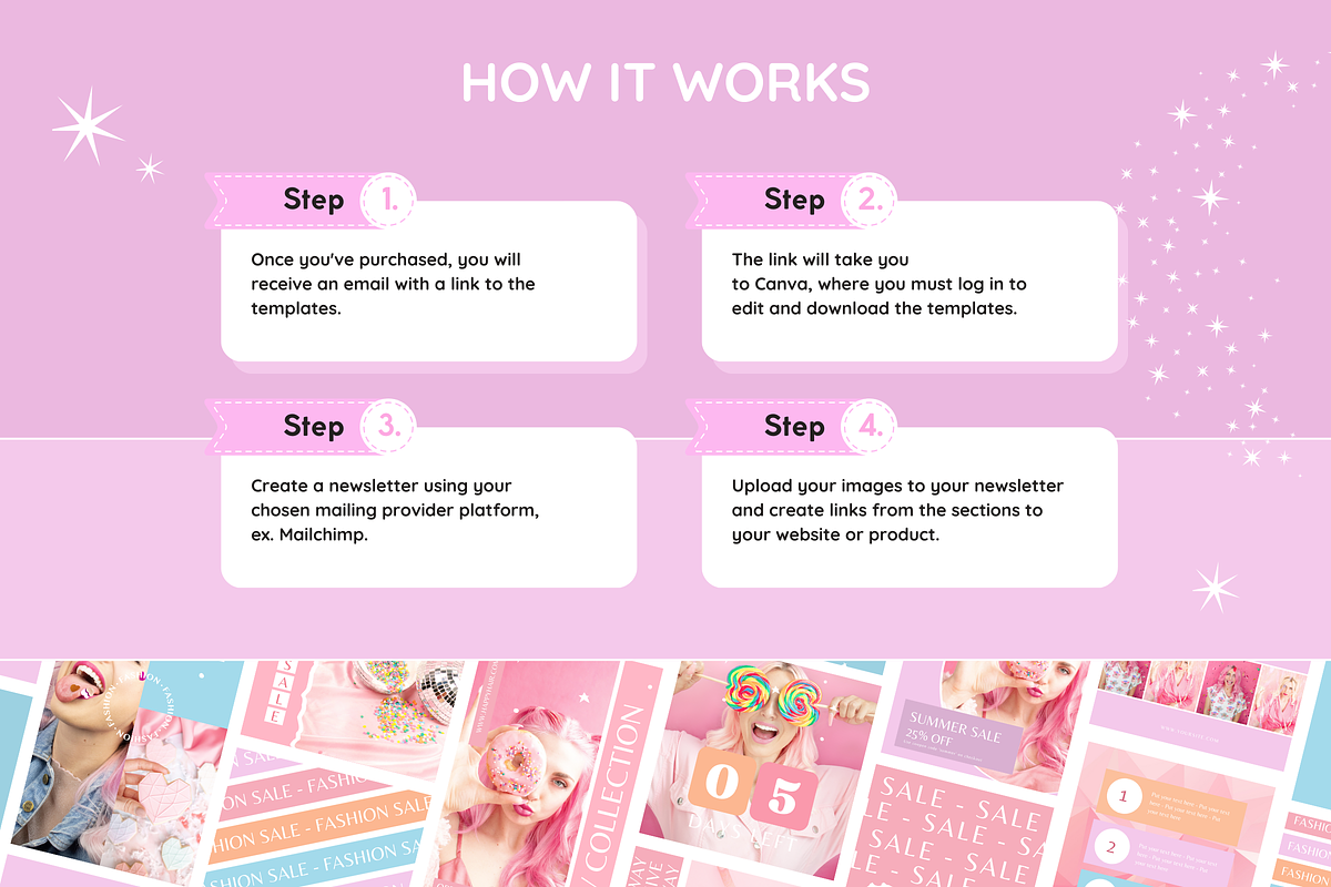 Bright Pastel Email Templates, an Email Template by SunshineStudioBoutique (Photo 9 of 9)