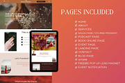Spiritual Website Wix Template, a Wix Template by Deepa Template Studio (Thumbnail 3 of 8)