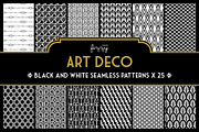 75 x Art Deco Black & White Bundle, a Pattern Graphic by Fizzy Images (Thumbnail 2 of 4)
