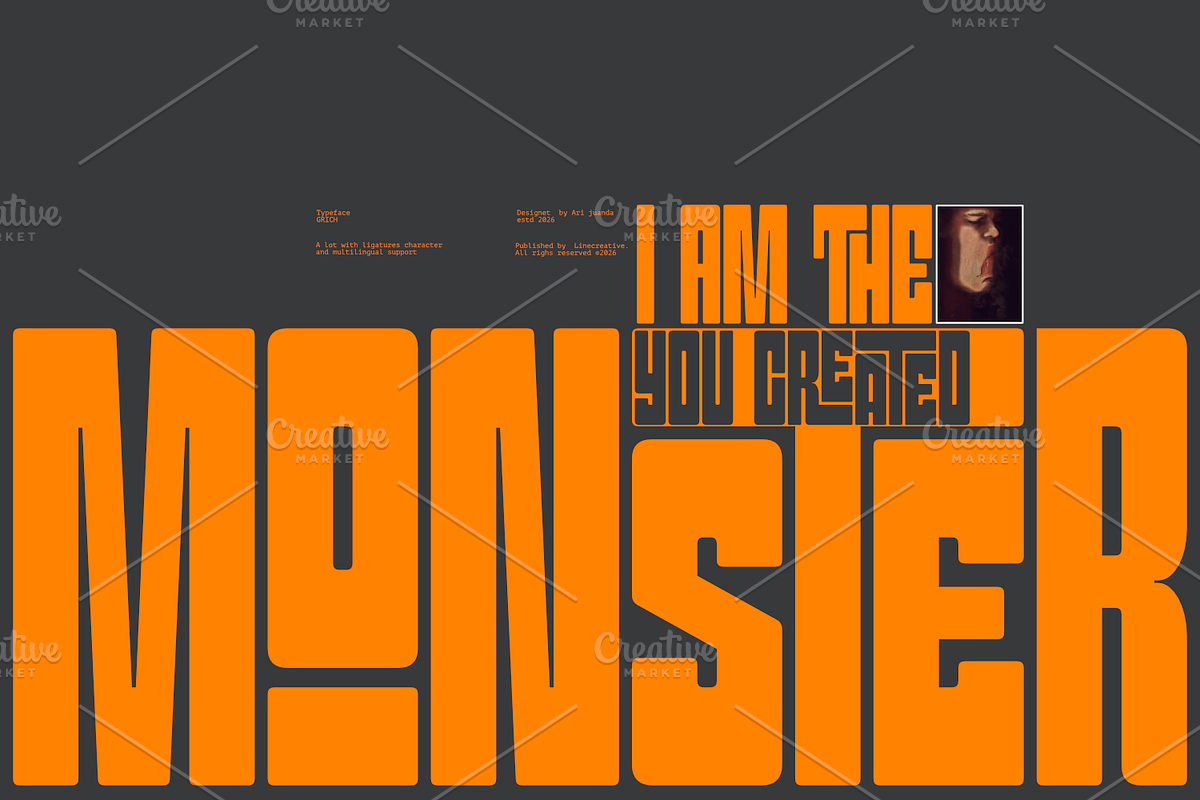 Griche, a Sans Serif Font by Linecreative (Photo 6 of 6)