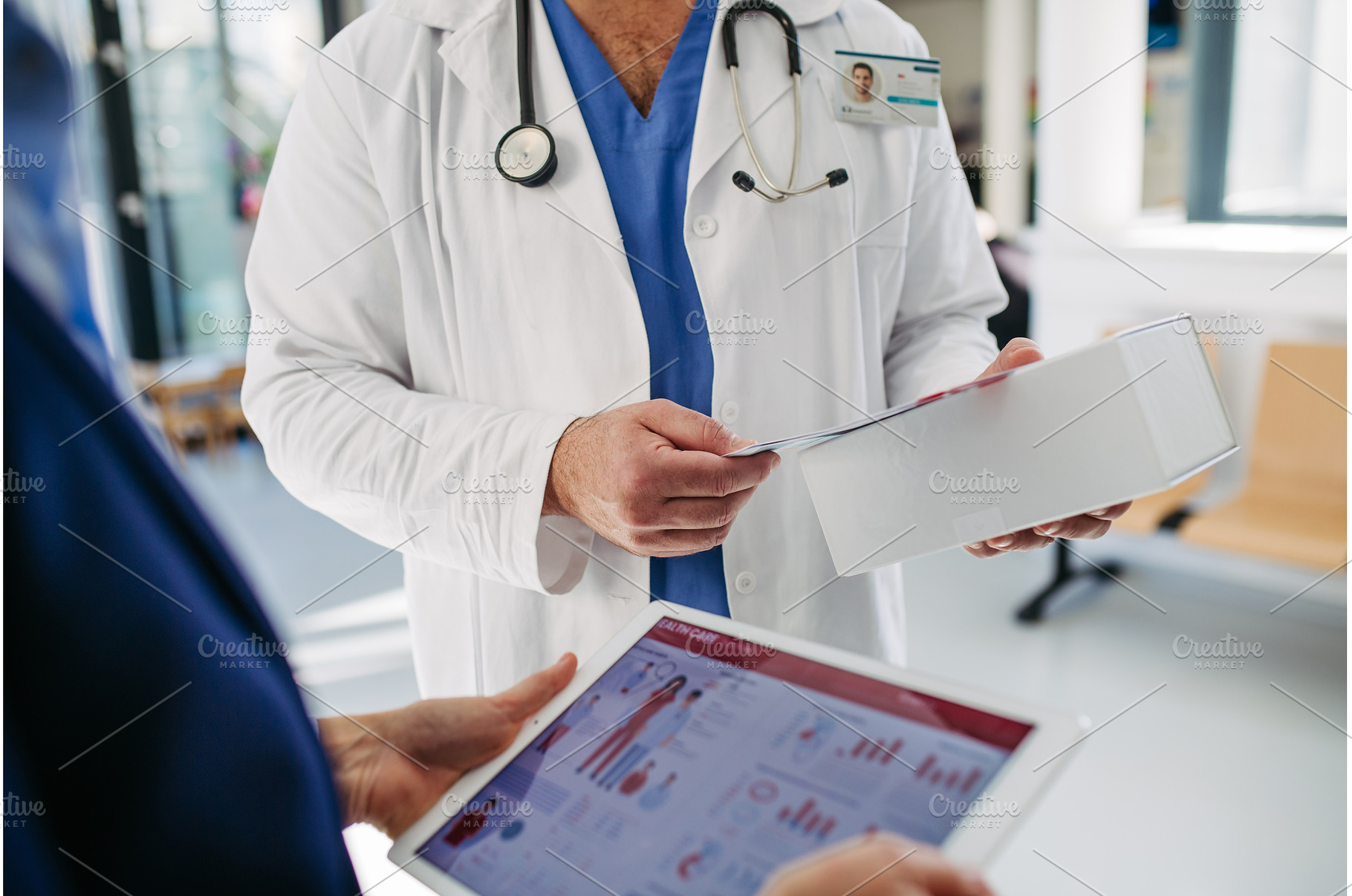 Business interaction between pharma, a Business Photo by HalfPoint