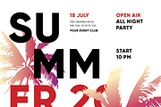 Summer Event Poster Template #4, a Flyer Template by Danil Polshin (Thumbnail 6 of 9)