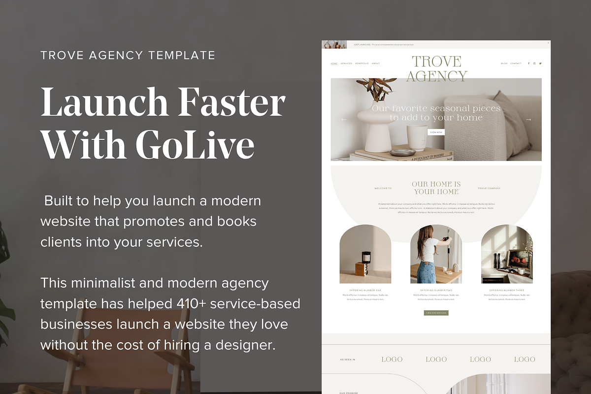 Modern Services Squarespace Template, a Squarespace Template by GoLive Website Templates (Photo 11 of 12)