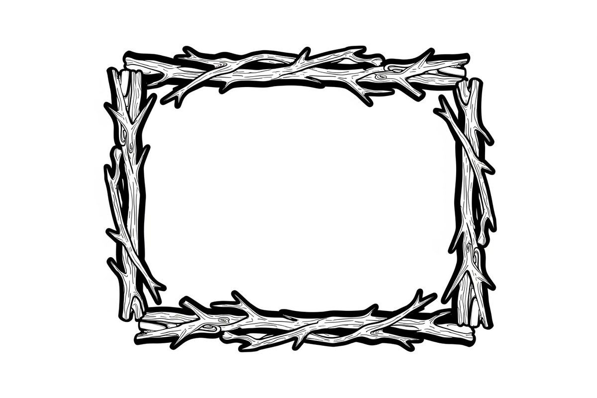 Rustic Rectangle Frame Bundle, an Illustration by Creativeshirt (Photo 30 of 51)
