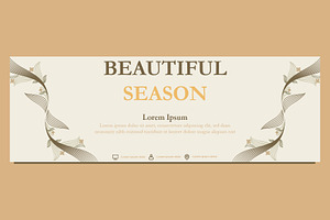 Abstract Floral Banner Template, a Marketing Template by sekitarief