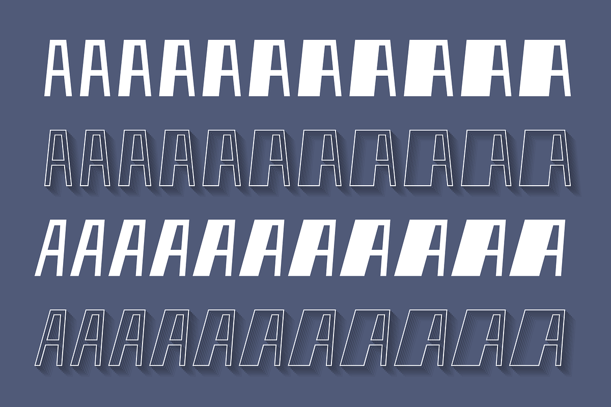 Spacho Font Family (44 Fonts), a Font by alpercakici (Photo 13 of 18)