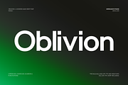 Oblivion - Modern Sans-Serif Webfont, a Sans Serif Font by Webhance Studio (Thumbnail 1 of 7)
