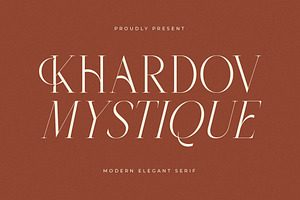 Khardov Mystique Modern Serif