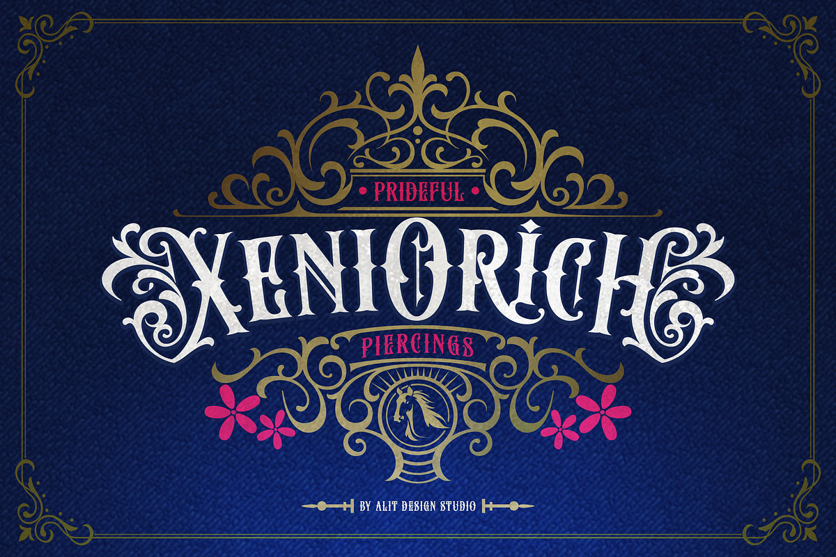 Money Brother Victorian Typeface, a Blackletter Font by alit design (Photo 13 of 20)