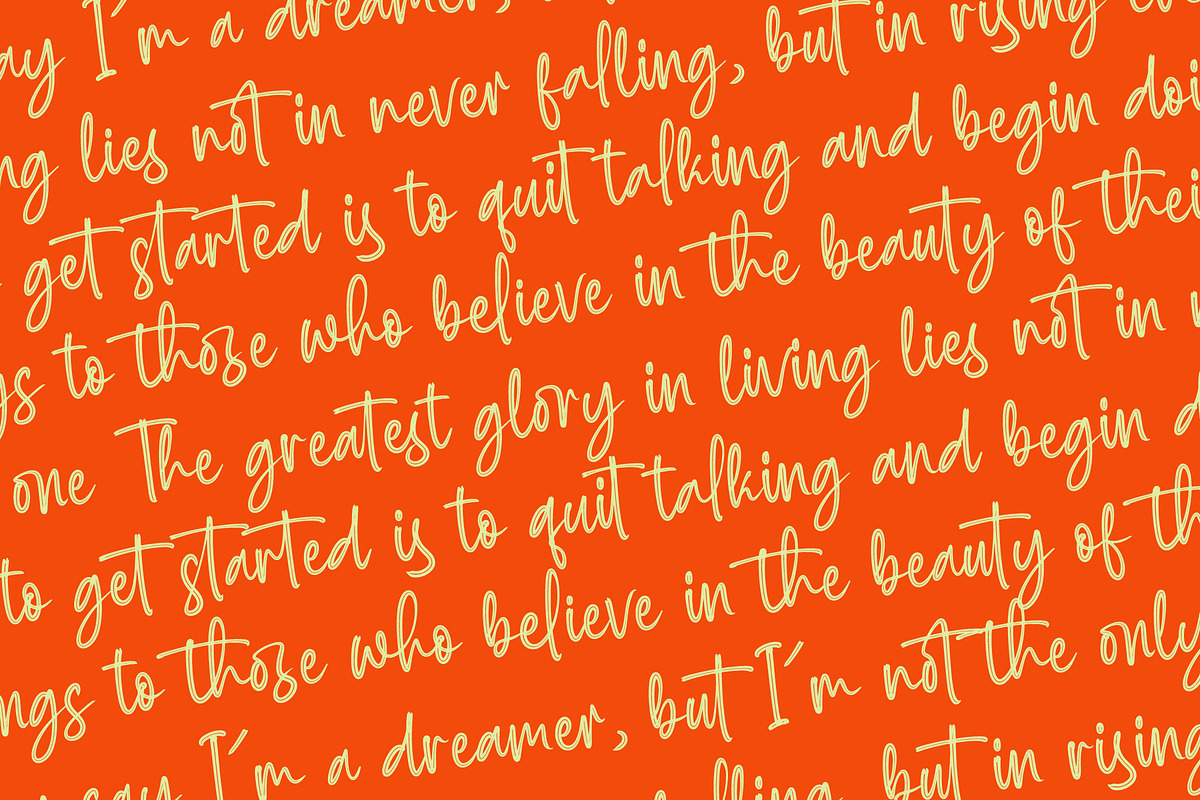 Milegants Dersonale Modern Brush, a Script Font by Letterena Studios Script (Photo 16 of 20)