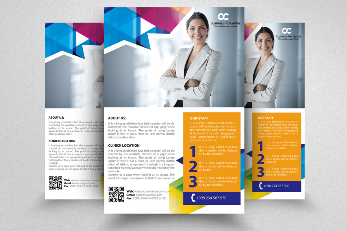 100 Business Flyers Mega Bundle, a Flyer Template by Design Up (Photo 88 of 100)