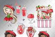 Strawberry Clipart, an Illustration by Masha  Studio (Thumbnail 8 of 10)