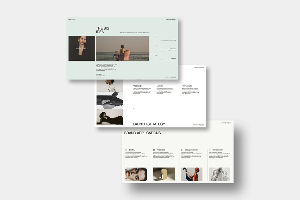AURE | Brand Launch Template Canva, a Presentation Template by evgenystudio (Photo 6 of 11)