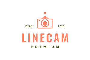 drop camera line style  icon, a Branding & Logo Template by devastd
