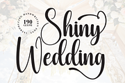 Shiny Wedding | Script Font, a Handwritten Font by Scratchones (Thumbnail 1 of 9)