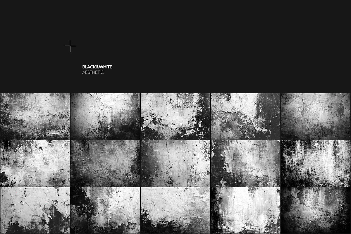 Grunge Black&White Textures, a Texture Graphic by Milka (Photo 5 of 11)