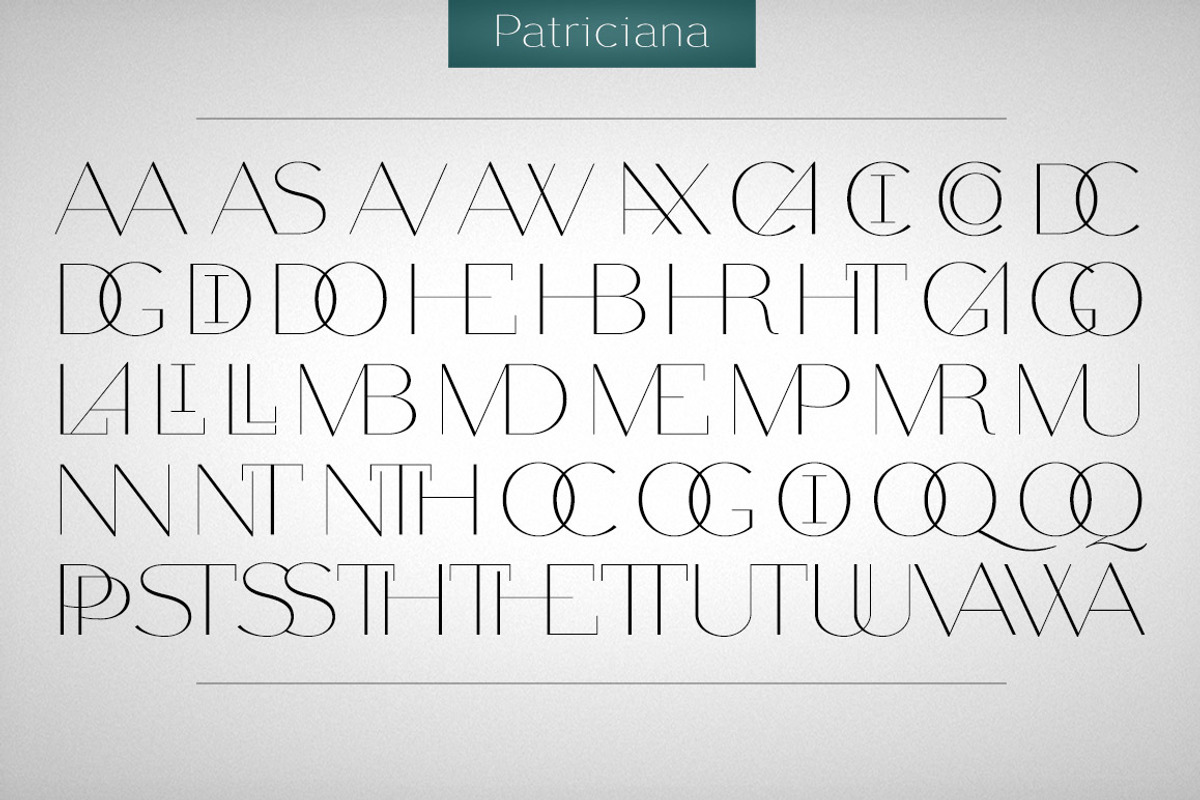Patriciana, a Font by Green Type (Photo 5 of 6)