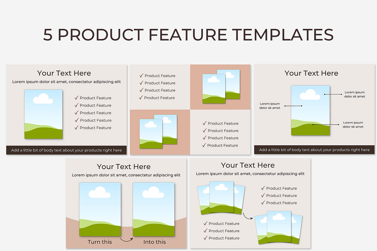 Printable Mockups Listing Templates, a Books & Magazine Mockup by NoemieDesigns (Photo 5 of 7)