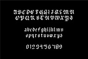 Franklin fracture - Blackletter, a Blackletter Font by WAP (Thumbnail 5 of 7)
