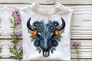 Western Cow Skull PNG, an Illustration by CraftArtStudio (Thumbnail 3 of 4)