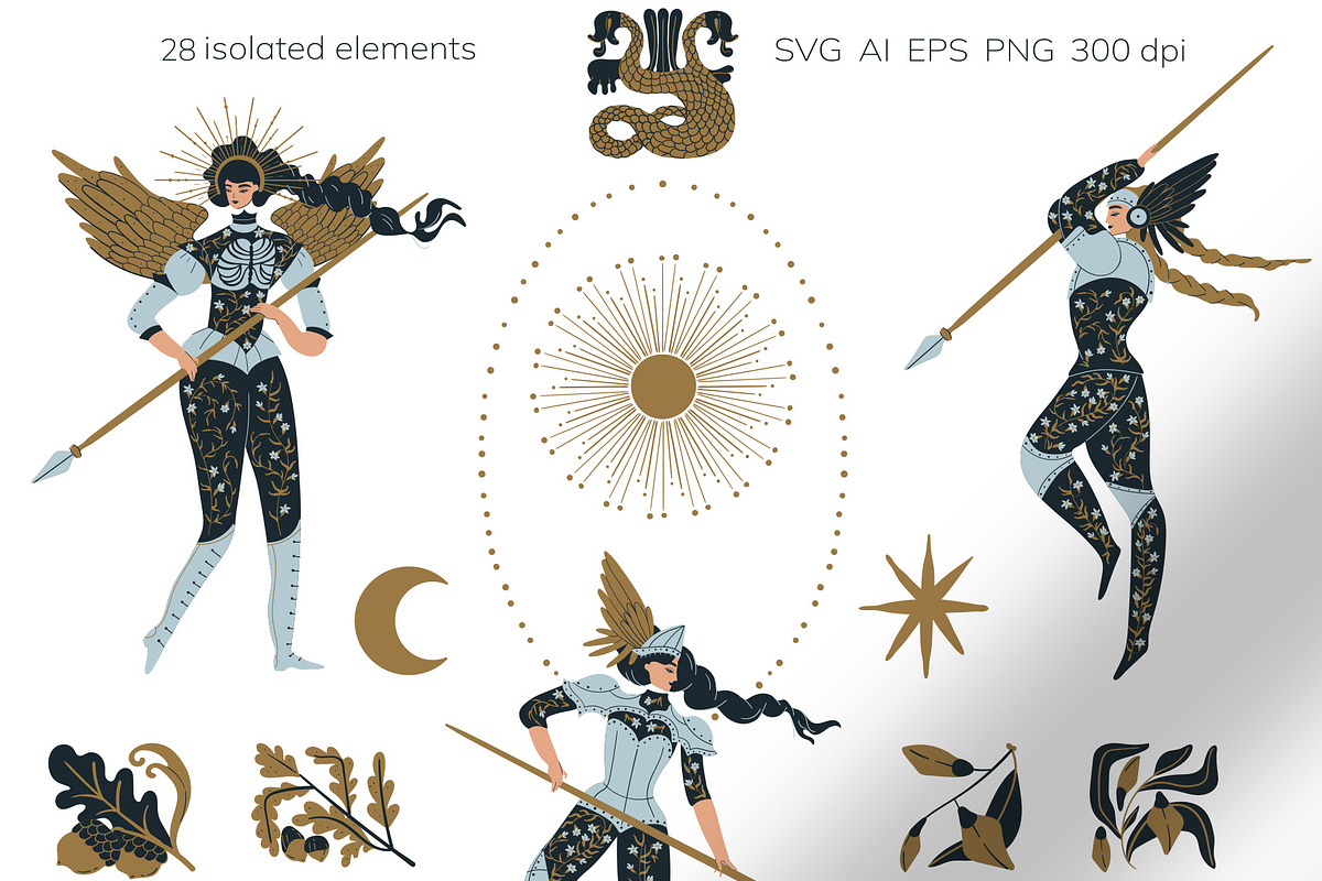 The saga of Valkyries, a Person Illustration by Vector Mystery (Photo 4 of 11)