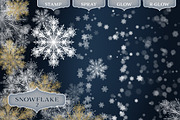 Snowflake Photoshop Brush set, a Brush Add-On by Wonderbox Creative (Thumbnail 3 of 13)