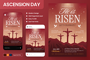 Ascension Day of Jesus Christ Flyer, a Flyer Template by Annora Studio (Thumbnail 1 of 6)