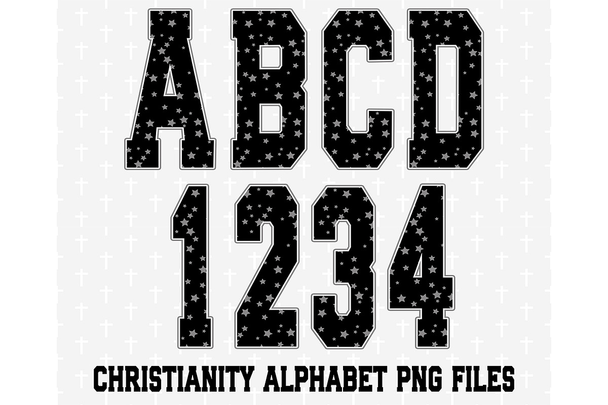 Christian Faith Alphabet PNG Bundle, an Object Graphic by RETROVIBZDESIGNS (Photo 4 of 10)