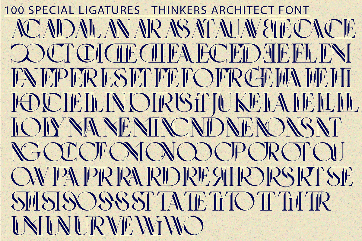 Thinkers Architect - Elegant Font, a Serif Font by 177Studio (Photo 7 of 8)
