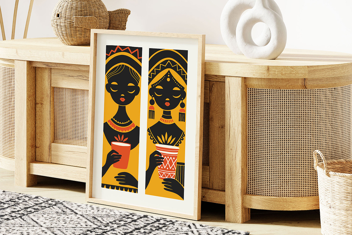 Modern Folk | Wall Art Creator, an Object Graphic by Leleka.Store (Photo 4 of 20)