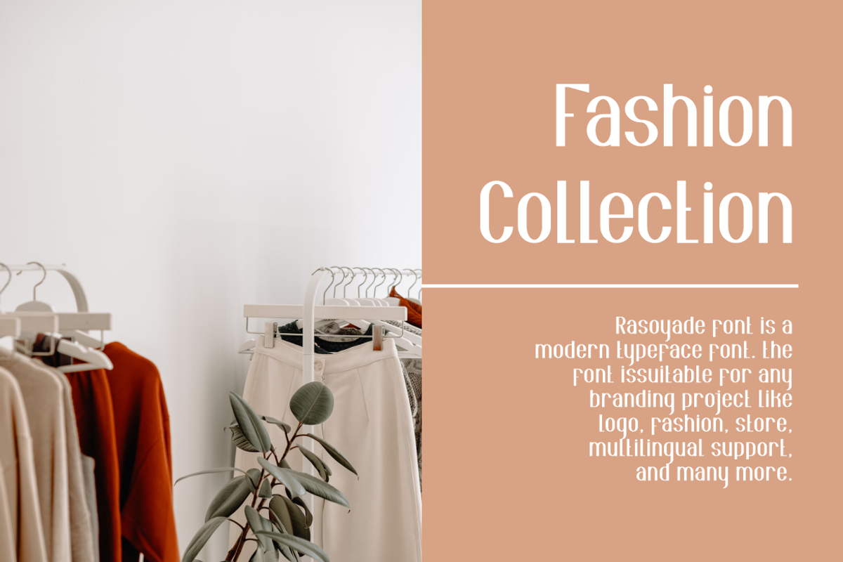 Rasoyade - Sans Serif Typeface Font, a Sans Serif Font by QR Design Studio (Photo 3 of 13)