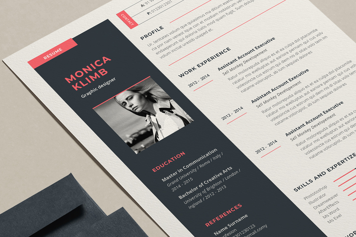 Resume Template Word, a Resume Template by Astut (Photo 4 of 4)