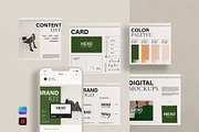 Brand Kit Social Media Post Template, a Social Media Template by TemplatesForest (Thumbnail 1 of 3)