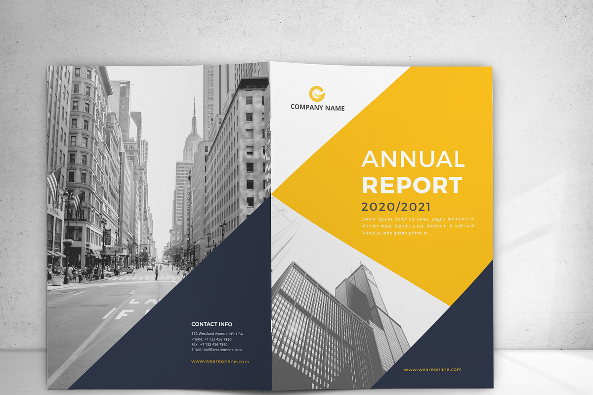 Annual Report, a Brochure Template by design_pick (Photo 17 of 17)