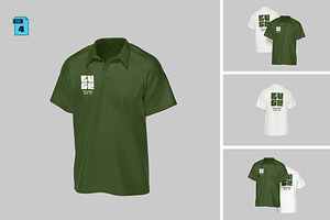 Polo Shirt Mockup, a Shirt Mockup by AnasStudio