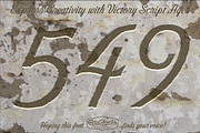 Victory Script Aged, a Font by CozyFonts Foundry (Thumbnail 3 of 4)