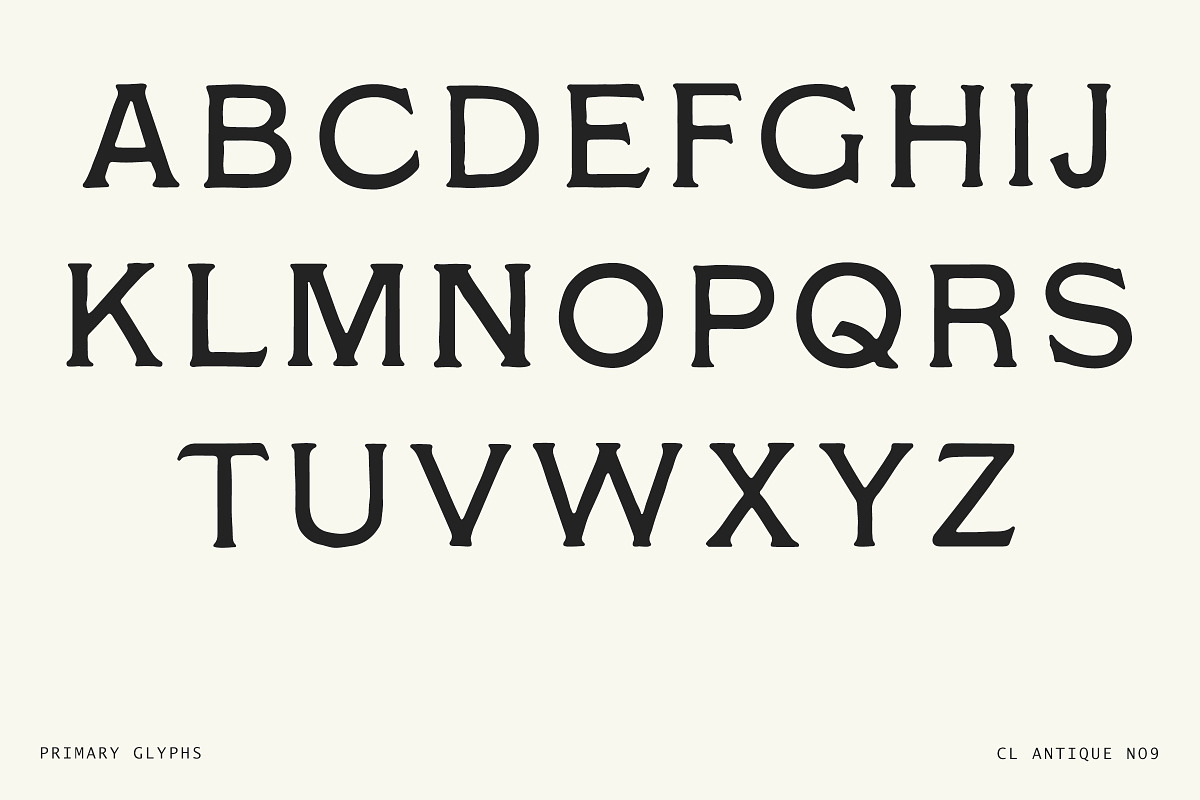 Bold Vintage Serif Font - No.09, a Serif Font by Century Library (Photo 3 of 5)