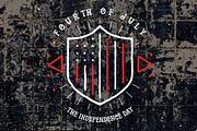 6 American Badge, a Branding & Logo Template by pixelpines (Thumbnail 4 of 5)