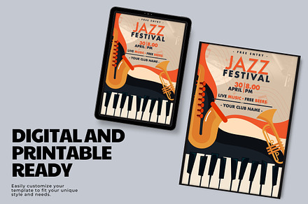 Creative Festival Flyer Template, a Flyer Template by ResumeFabs